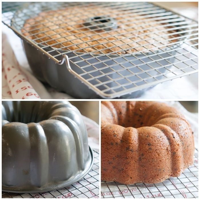 Half Birthday Cinnamon Brown Sugar Chocolate Chip Bundt Cake Bake at 350°